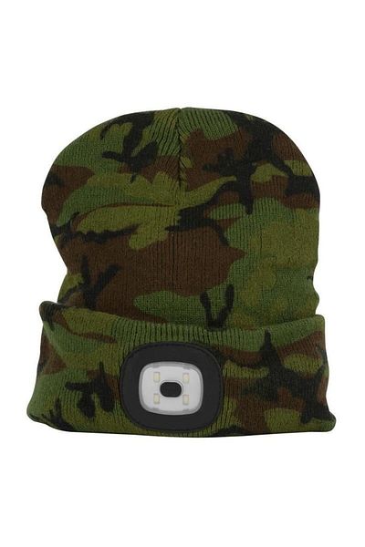 Strend Pro Caciula Cu Lampa De Cap, Model Camuflaj, 4 X Smd Led