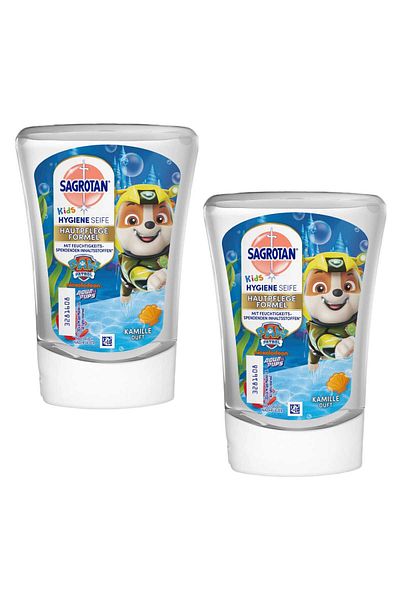 Dettol Set of 2 Refills of Sagrotan Kids No Touch antibacterial liquid soap with Chamomile