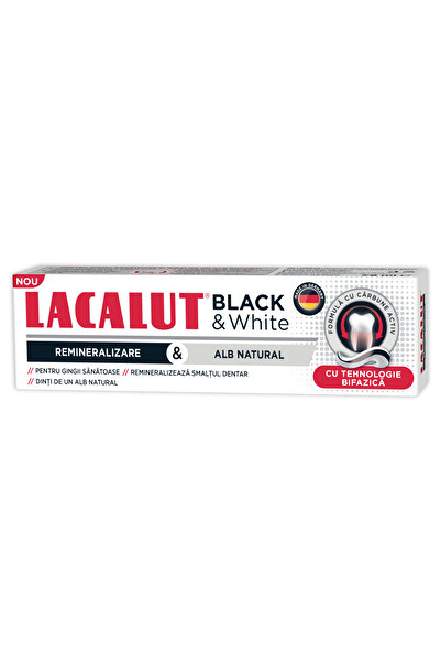 lacalut Lacalut Black&White toothpaste, 75 ml