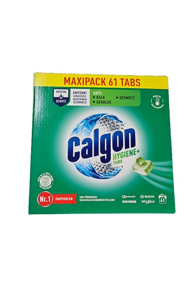 Calgon Calgon washing machine descaling tablets, Hygiene +, 61 pcs, fragrance-free