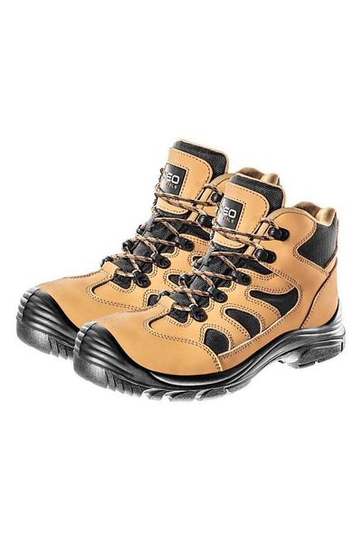 NEO Work Boots, S3, Src, Composite Protection, Nubuck Leather, Size 43,