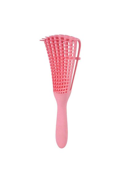 Urban Trends URBAN TRENDS® Wet & Dry Curly Hair Detangling Flexible Brush, Pink