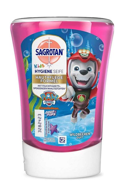 Dettol Set of 5 x Sagrotan Kids No Touch antibacterial liquid soap refill with berries