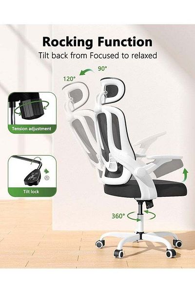 COOYA Office Chair,ergonomic,adjustable Height,with Lumbar Support,suitable For Office