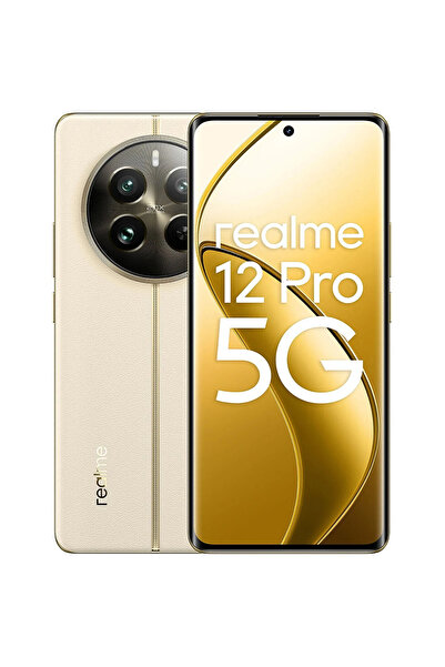 realme Telefon mobil Realme 12 Pro, 12GB RAM, 256GB, 5G, Navigator Beige