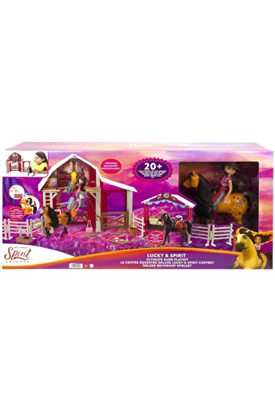 mattel Spirit, Lucky and Spirit in the Barn Playset, 20 pieces