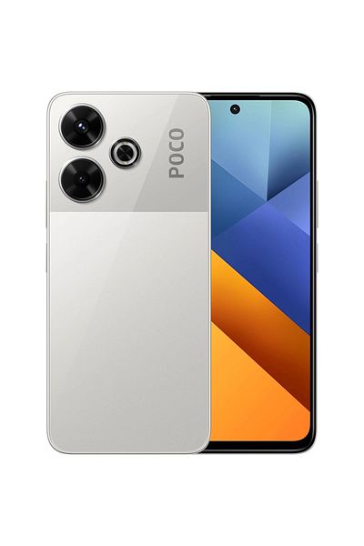 POCO Telefon mobil Poco M6, Dual SIM, 8GB RAM, 256GB, Silver
