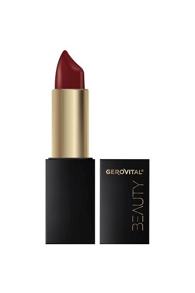 GEROVITAL Ruj Cremos Gerovital Beauty cu Acid Hialuronic, 03 rosu cinabru, 4 ml