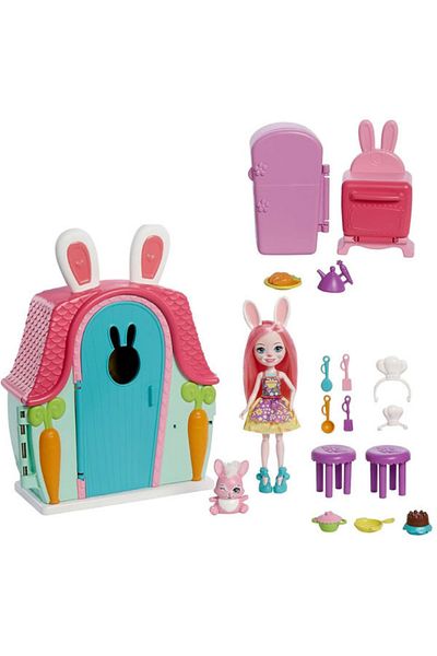 mattel EnchanTimals playset, Bree Bunny and house