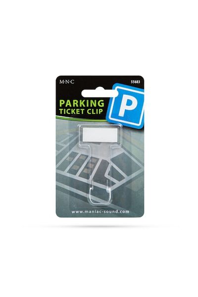 motor starter Parking ticket holder, MNC, Self-adhesive, 74 x 39 x 1 mm, Transparent