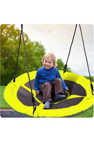 ideal STORE Children's swing, Nest type, Maximum load 150 Kg, Diameter 95 cm, Steel frame