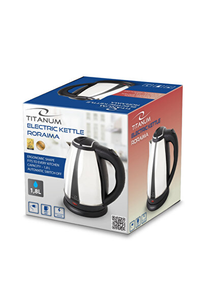 ESPERANZA Fierbator Electric Esperanza TKK002S Roraima 1800W 1.8L Luminos Argint