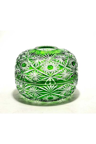 Kristal Market Handmade Crystal Avant-Garde Vision Patterned Decorative Presentation Holder Covered Napkin Holder