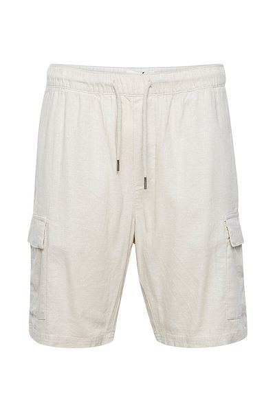 Solid Men's material shorts 21107732 Gray