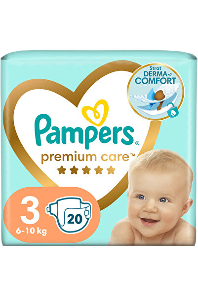 Pampers Scutece bebelusi Marimea 3, 5-9 kg, 20 buc Premium Care Pampers