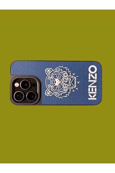Kenzo Carcasă de telefon compatibilă cu iPhone 16 Pro Max - Albastră