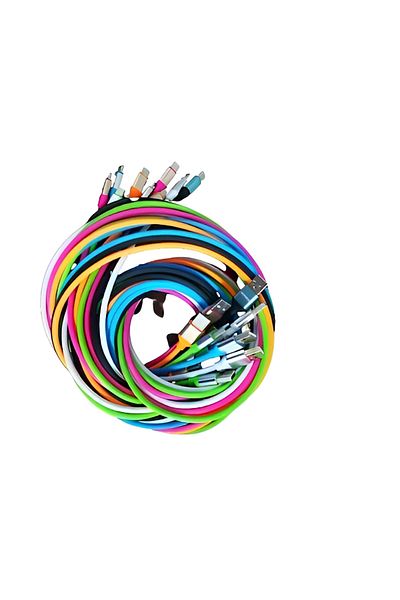 ABYZ Cablu de date și încărcare, lungime 2 m, USB A la TYPE-C albastru