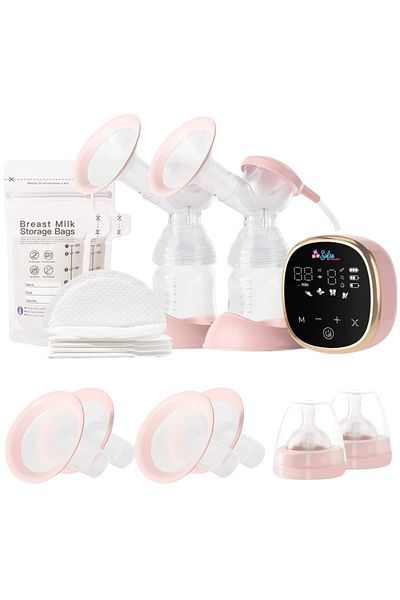 Sofia Concept Double Electric Breast Pump, Sofia CONCEPT®, Ultra-Silent, 4 Modes, 9 Levels, Digital Display, Pink