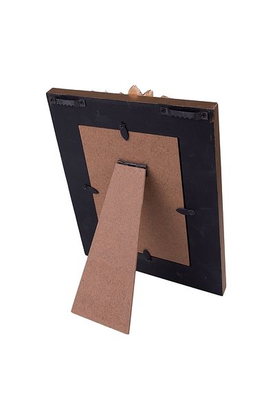 Clayre & Eef Photo frame for wall, MDF black gold 16x1x21 cm, 10x15 cm