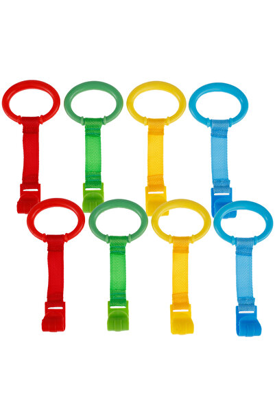 choice2 8 قطع 4/8 قطع حلقات سحب سرير الطفل مساعد تمارين المشي للطفل حلقات سحب...