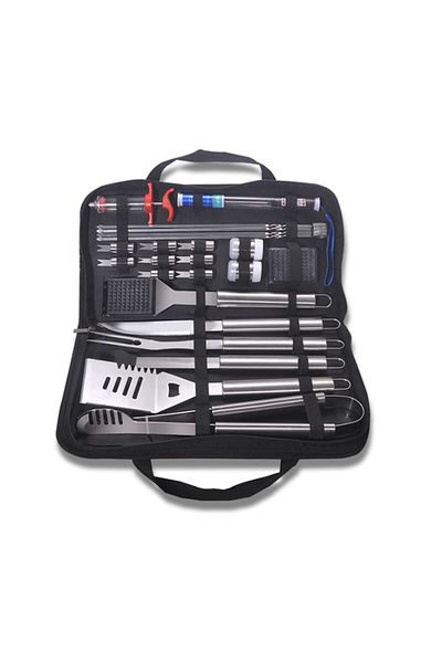 SMARTECH Set of 24 stainless steel grill utensils
