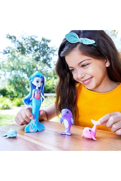 mattel Play set Enchantimals Royal Ocean Kingdom, Dolinda Dolphin and the dolphin family