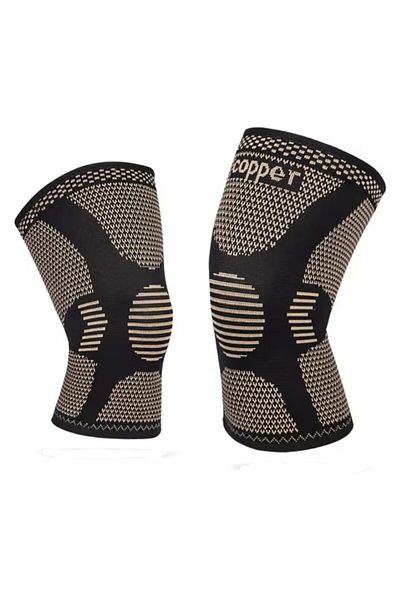 SUPER TRENDS Set of 2 Premium Compression Knee Sleeves with Copper Thread SUPER TRENDS, Waxed Cord Bracelet, Pain