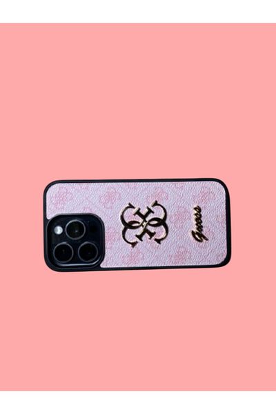 Guess Phone case compatible with iPhone 13 Pro Max, Guess, pink