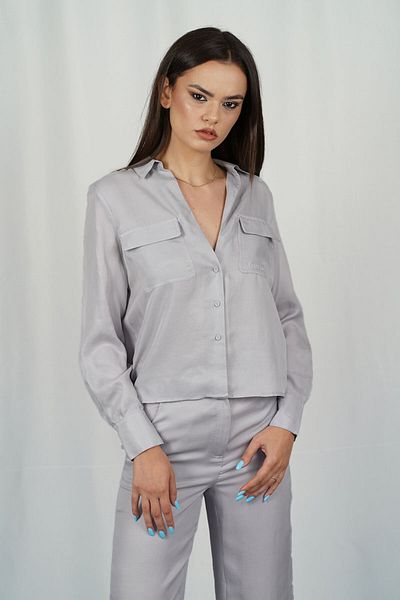 Patrizia Pepe CAMASA CUPRO - PATRIZIA PEPE - GRI, 42