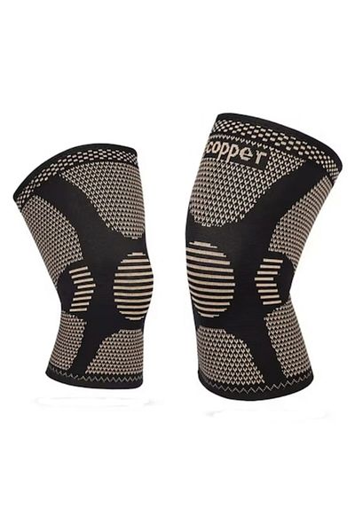 SUPER TRENDS Set of 2 Premium Compression Knee Sleeves with Copper Thread SUPER TRENDS, Waxed Cord Bracelet, Pain