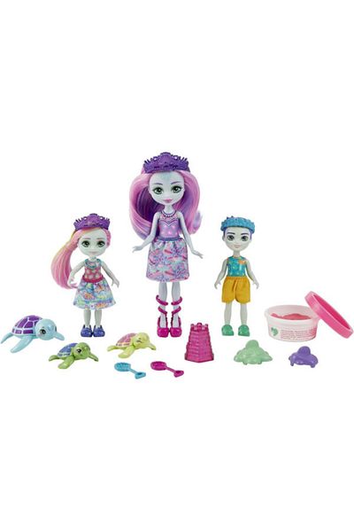 mattel Enchantimals Royal Ocean Kingdom Playset, Tinsley Turtle and Turtles