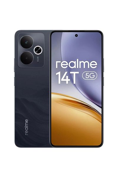 realme Mobile phone Realme 14T, Dual SIM, 8GB RAM, 256GB, 5G, Obsidian Black