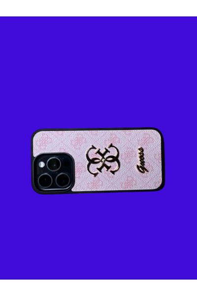 Guess Phone case compatible with iPhone 13 Pro, Guess, pink