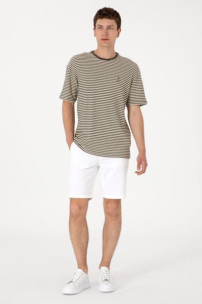 U.S. Polo Assn. Ανδρικό Λευκό Υφαντό Σορτς 50299172-VR013