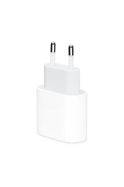 FIXLY SET: Apple wall charger, USB Type C, 20W + Apple Lightning data cable (1m)