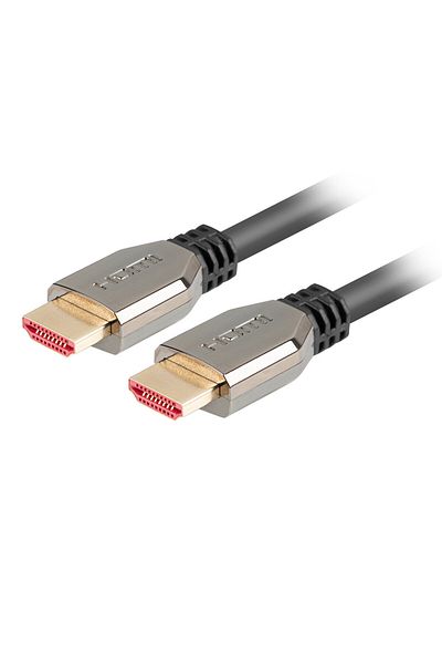 Lanberg Premium cable HDMI v.2.1 8K at 60Hz, 50 cm, Lanberg 42894, DSC 1.2 support, Dynamic HDR, eARC, ALLM