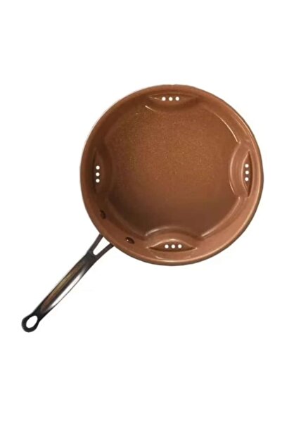 Rovitech Non-stick ceramic frying pan with air circulation, brown, 25 cm