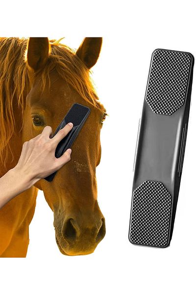 Butyeak pieptene pentru animale de companie, TPR, negru, 22,2 x 5,2 cm
