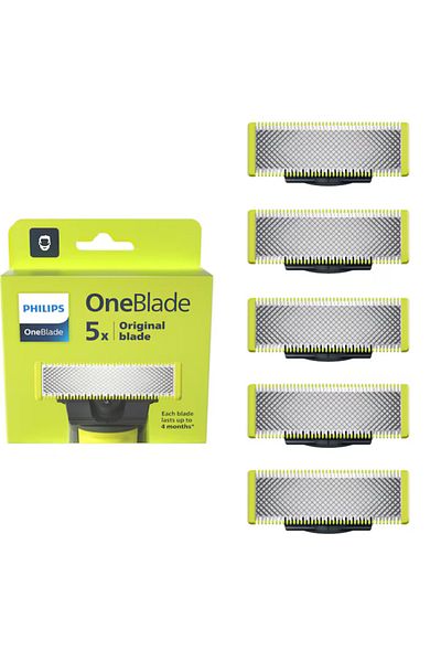 Philips PHILIPS OneBlade QP250/50 replacement blade kit, 5 blades, for any PHILIPS OneBlade and OneBladePro model