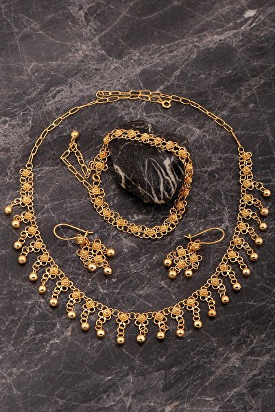 Sümer Telkari Midyat Telkarisi Yöresel Kişiniş Akıtma Altın Kaplama Elişi Güm...