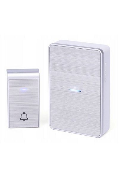 Sofia Concept Sonerie Fara Fir/ Wireless SofiaCONCEPT®, IP44, 36 Melodii, 1 Receptor, Silver