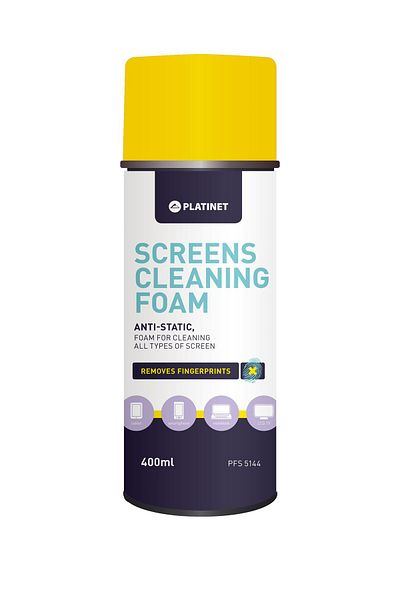 Platinet Platinet foam for cleaning LCD monitors 400ML - PFS5144