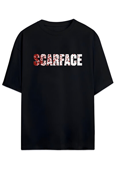 MAGORS TRIČKO UNISEX SCARFACE TONY MONTANA (S POTISKEM NA ZADU A NA HRÁDCE)