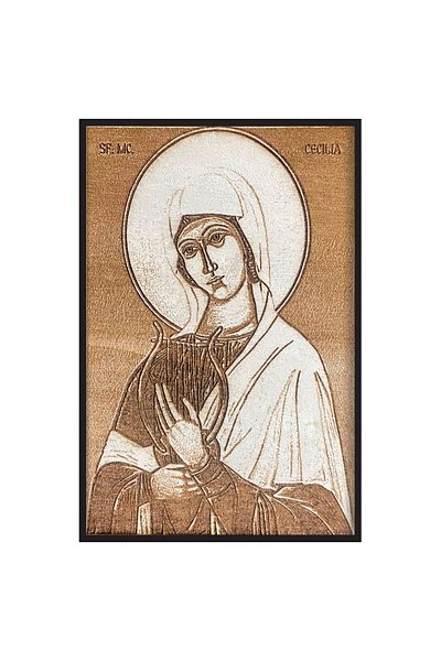 OEM Icon Saint Cecilia 30 Cm