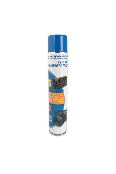 ESPERANZA Compressed air spray, 750 ml, Esperanza Typhoon XL ES124, for cleaning devices