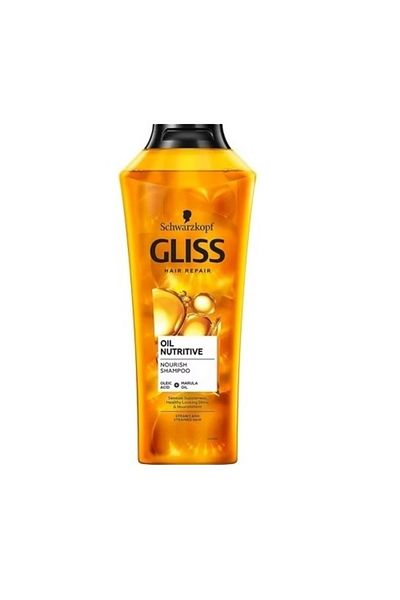 Gliss Sampon Gliss Oil Nutritive pentru par lung predispus la varfuri despicate, 400 ml