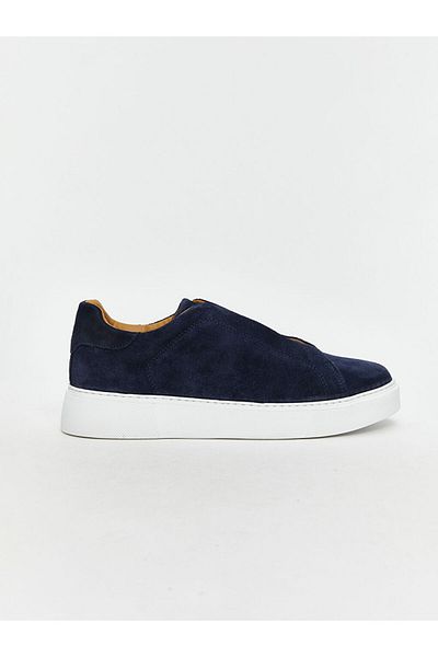 LC Waikiki Lcw Steps Navy Blue Suede Men's Sports Shoes
