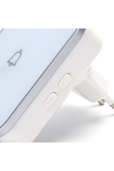 Sofia Concept Sonerie Fara Fir SofiaCONCEPT®, IP57, 36 Melodii, Alimentare Priza, 1 Receptor, White Silvery
