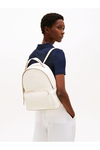 Tommy Hilfiger Tommy Hilfiger Women Ivory Petal Logotape Backpack