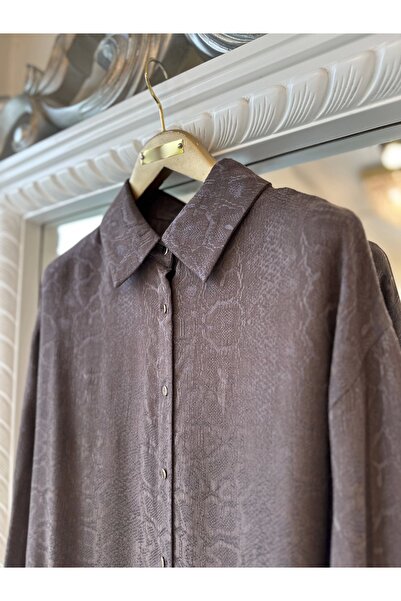 Invee Cămașă cu model - maro